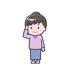 私服の大人／ななめ／女性 02