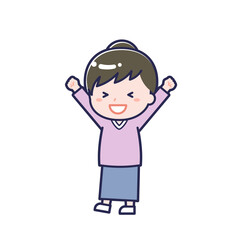 私服の大人／ななめ／女性 03