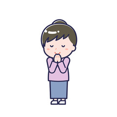 私服の大人／ななめ／女性 24