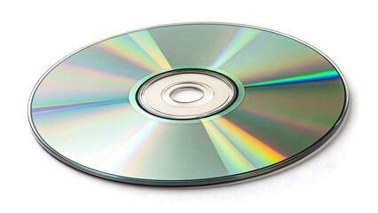 Compact disc with rainbow reflection for data storage and music media
