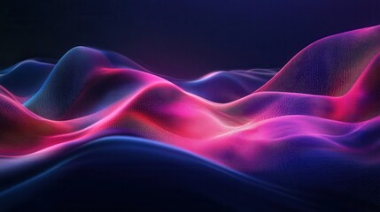 Obraz premium concept with modern typography and smooth waves