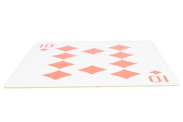 card gambling on white game luck ten diamonds