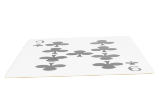 card gambling on white game luck nine clubs