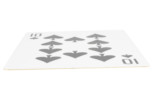 card gambling on white game luck ten spades