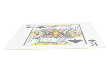 card gambling on white game luck king spades