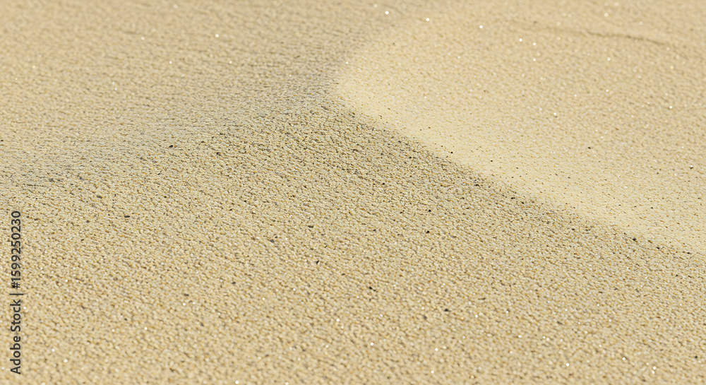 Poster close up of sand on a beach with shifting light and shadow creating a natural texture
