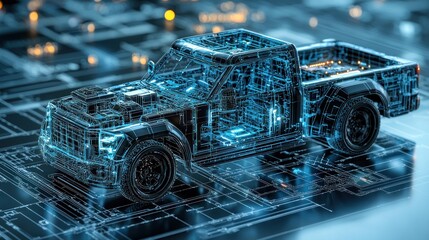 Futuristic Truck Design: A Blueprint of Innovation