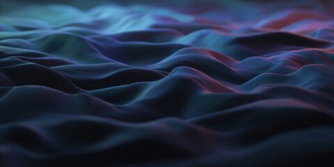 Obraz premium Abstract wavy surface with vibrant color gradients.