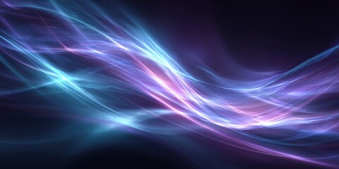 Dynamic glowing abstract swirls of light.