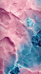 pink marble pattern with soft blue veins, smooth texture, plain background, realistic style, dramatic studio lighting, pastel tones, centered composition with negative space around