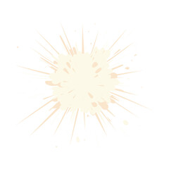 Fototapeta premium Bright white explosion blast illustration light chandelier vector