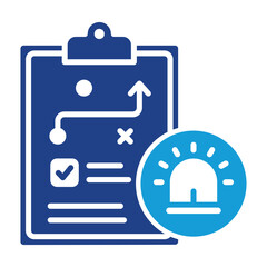 Emergency Plan Icon.