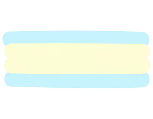 Obraz premium Three layered rectangular object isolated on transparent background