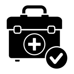 Obraz premium Preparedness Kit Icon.