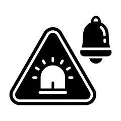 Emergency Notification Icon.