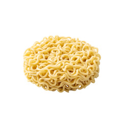 Uncooked Instant Noodles in a Clump.