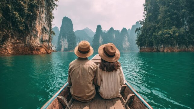 Serene Adventure in Limestone Wonderland