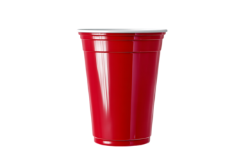 A Classic Red Plastic Party Cup for Festive Occasions