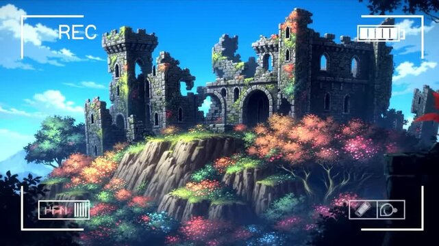 Animated ruins captured on camera