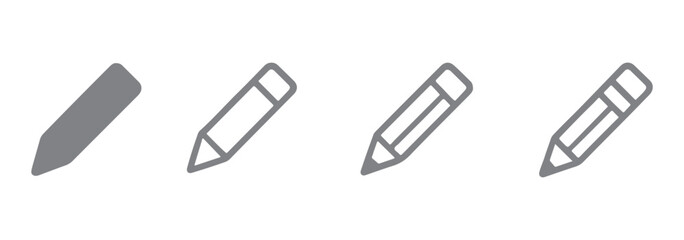 Edit icon vector. edit document sign and symbol. pencil