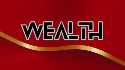 Wealth Concept Illustration for Finance, Success, Investment, and Business Motivation