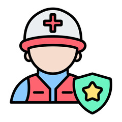 Incident Commander Icon.