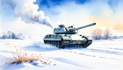 Obraz premium 戦車