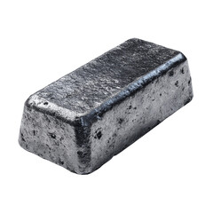 Raw Metal Ingot Industrial Silver Bar Texture