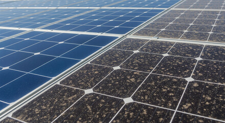 Clean vs. Dirty Solar Panels - Importance of Maintenance