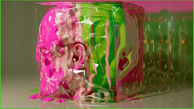 corporate business report, slime, armr, oddly satisfying video, Taking contemporary technical images as a starting point, we find two divergent trends