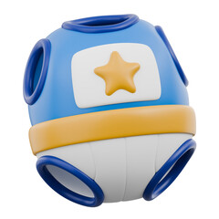 Naklejka premium Cute 3D Baby Elements and Toys Icon Newborn Essentials and Kids Play Object Gear Illustration Toddler Nursery Ornament Decoration Book