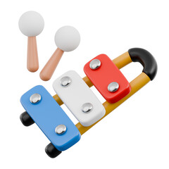 Naklejka premium Cute 3D Baby Elements and Toys Icon Newborn Essentials and Kids Play Object Gear Illustration Toddler Nursery Ornament Decoration Book