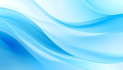 Fototapeta premium Light blue abstract waves (1)