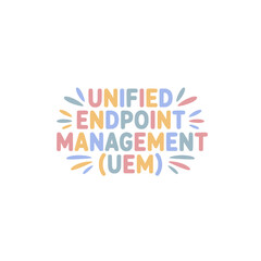 Obraz premium Unified Endpoint Management (UEM) System
