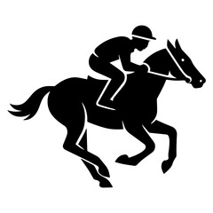 Kentucky Derby logo icon with transparent background horse racing event symbol featuring horse hoofprint and floral elements
