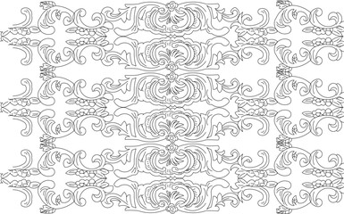 sketch vector illustration silhouette image design background pattern classic vintage ethnic abstract modern