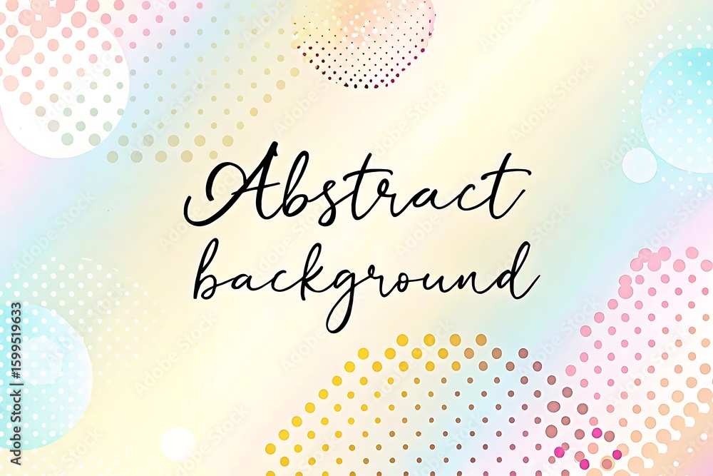 Poster elegant abstract background with pastel colors and polka dot patterns for creative designs and artis