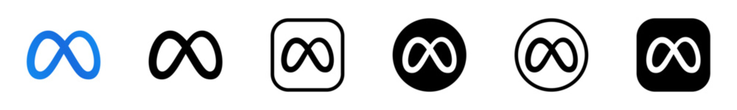 Central Java, Indonesia - July 22, 2025: Meta logo 2025, a social technology company created by Mark elliot zuckerberg.