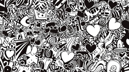 Doodle Art Pattern