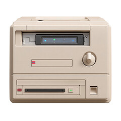 Obraz premium Vintage Beige Computer Peripheral Retro