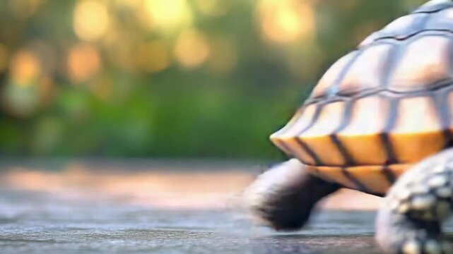 Focused tortoise