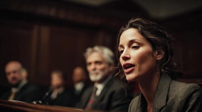 Courtroom Drama: A Powerful Speech in the Heat of the Trial