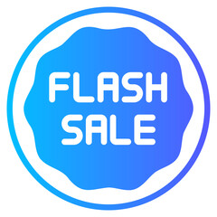 flash sale gradient icon