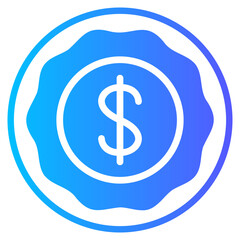 label gradient icon