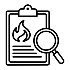 Incident Analysis Icon.