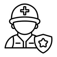Incident Commander Icon.