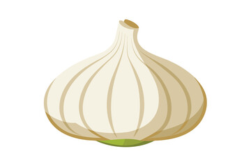Garlic icon vector illustration isolated on white background