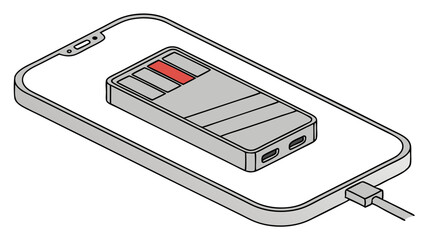 Wireless Charging Phone Case with Retro Style.