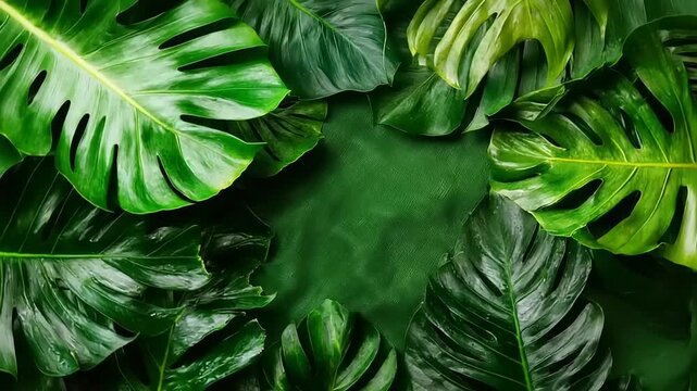 Tropical leaf arrangement