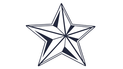 Obraz premium Ornate Decorative Star Design.